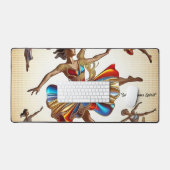 "Elegante Stappen Verenigen" Bureaumat (Keyboard & Muis)