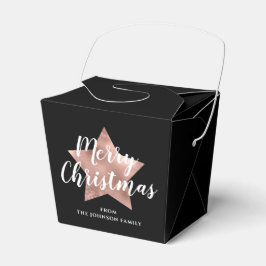 Elegante Star Merry Christmas Favor Box Bedankdoosjes