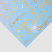 Elegante Star Rainbow Calligraphy Surprise DIY naa Tissuepapier (Detail)