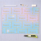 Elegante Star Rainbow Calligraphy Surprise DIY naa Tissuepapier (Craft)