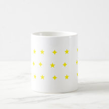Elegante Star & Sparkle Pattern Mok