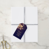 Elegante Starburst bruiloft gunst cadeau Labels Cadeaulabel (Met Touw)