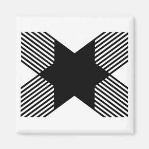 Elegante start met letter X monogram Magneet