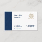 Elegante startup, manager, CEO & oprichter Visitekaartje (Voorkant)