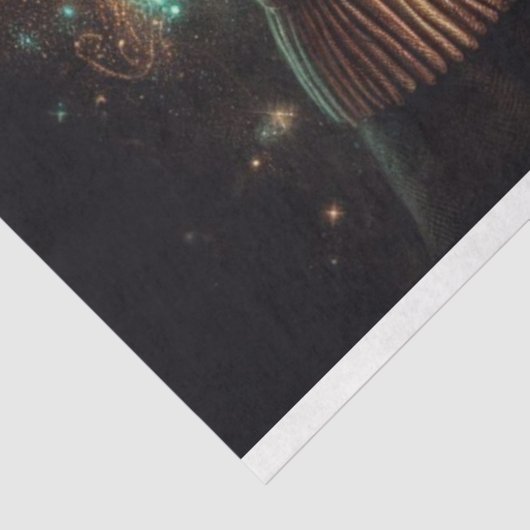 Elegante  Steampunk Lion Decoupage Tissuepapier (Detail)