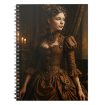 Elegante Steampunk Victoriaans Lady in Brown