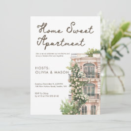 Elegante stedelijke appartement housewarming kaart