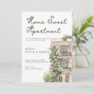Elegante stedelijke appartement housewarming kaart