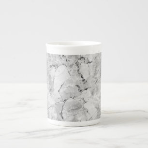Elegante stenen mozaïek Cascade Bone China Mok
