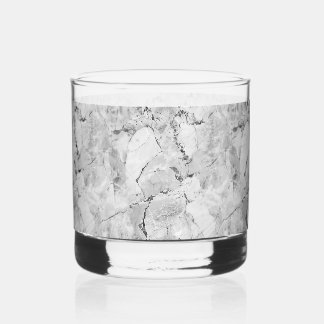 Elegante stenen mozaïek cascade whisky glas