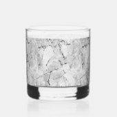 Elegante stenen mozaïek cascade whisky glas (Links)