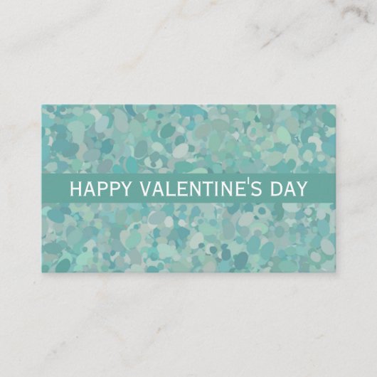 Elegante stenen stip Valentijnsdag feest ticket (Voorkant)