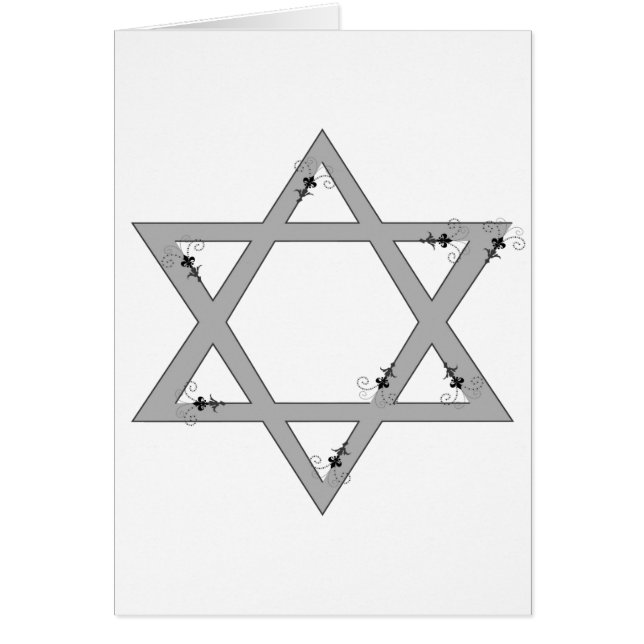 elegante ster van david (Voorkant)