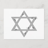 elegante ster van david briefkaart (Voorkant)