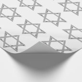 elegante ster van david cadeaupapier (Hoek)