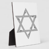 elegante ster van david fotoplaat (Zijkant)