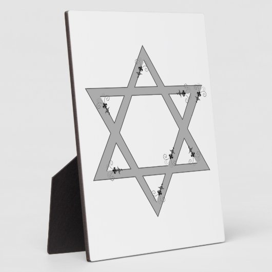 elegante ster van david fotoplaat (Zijkant)