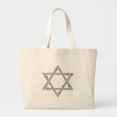 elegante ster van david grote tote bag (Voorkant)