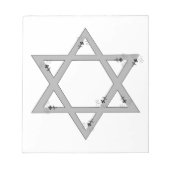 elegante ster van david notitieblok (Voorkant)