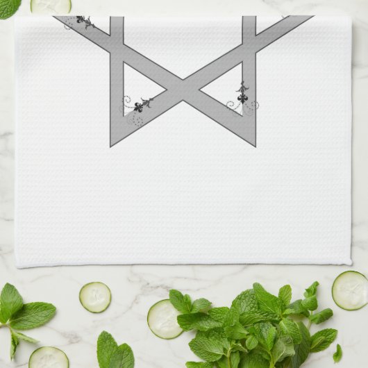 elegante ster van david theedoek (Gevouwen)