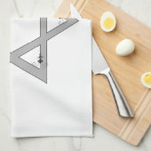 elegante ster van david theedoek (Quarter Fold)