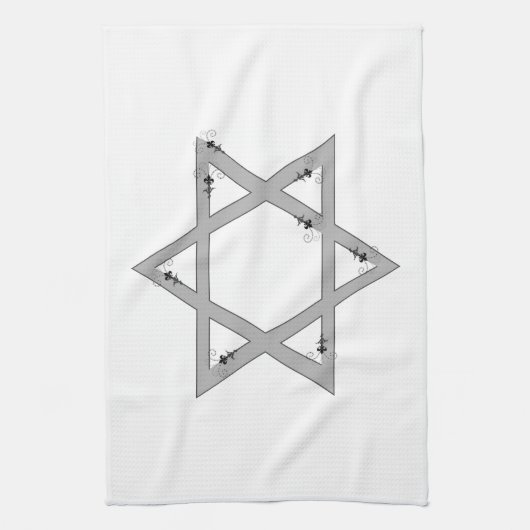 elegante ster van david theedoek (Verticaal)