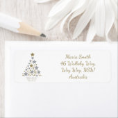 Elegante sterboom etiket (Insitu)