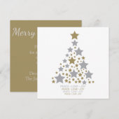 Elegante sterboom kaart (Voorkant / Achterkant)