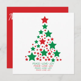 Elegante sterboom kaart