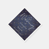 Elegante sterren en stemming hemelse mystieke brui servet (Hoek)