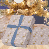 Elegante sterren patroon inpakpapier