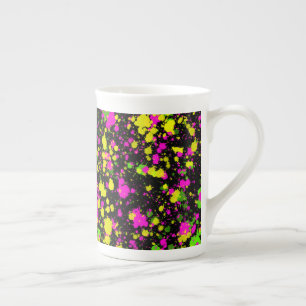 Elegante sterrenhemel multicolor luxe astronomie porselein kop