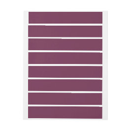 Elegante stevige Bourgogne wrap around adreslabel Wikkel