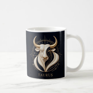 ♉ Elegante Stier Zodiac Gouden Stier Astrologie ✨ Koffiemok