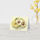 Elegante stijl bloemendank u kaart (Gele Bloem)