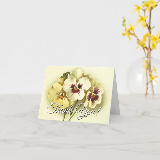 Elegante stijl bloemendank u kaart (Gele Bloem)