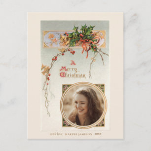Elegante Stijl Holly en Foto Briefkaart