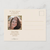 Elegante Stijl Holly en Foto Briefkaart (Achterkant)