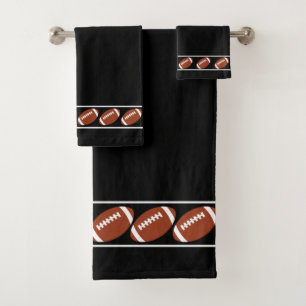 Elegante, stijlvolle American Football-icoontjes o Bad Handdoek
