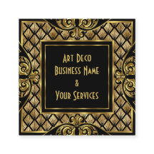 Elegante stijlvolle Art Deco goud zwart vintage 19