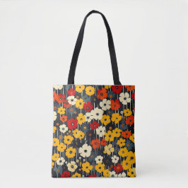 Elegante stijlvolle Boho kleurrijke botanische blo Tote Bag