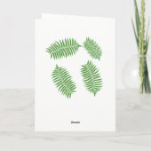 Elegante stijlvolle Bracken bruiloft bedankt (Achterkant)