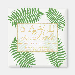 Elegante stijlvolle Bracken bruiloft Magneet