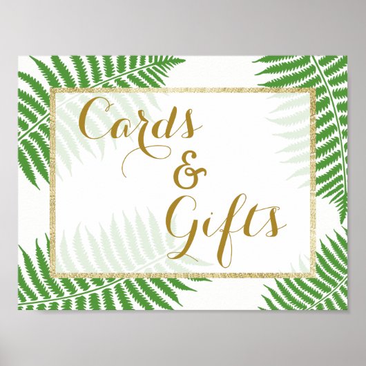 Elegante stijlvolle Bracken bruiloft Poster (Voorkant)