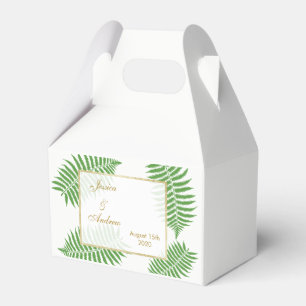 Elegante stijlvolle Bracken-huwelijk Bedankdoosjes
