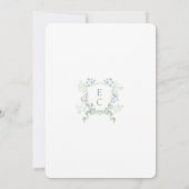 Elegante stijlvolle bruiloft save the date (Achterkant)