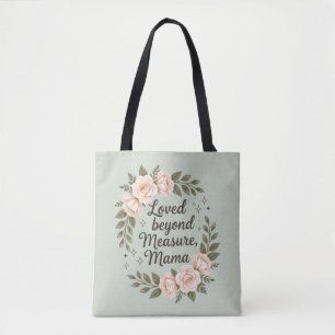 Elegante stijlvolle chic Geliefd boven alles, mama Tote Bag