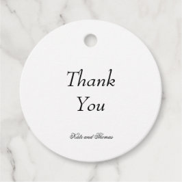 Elegante stijlvolle chique moderne eenvoudige mini bedankjes labels