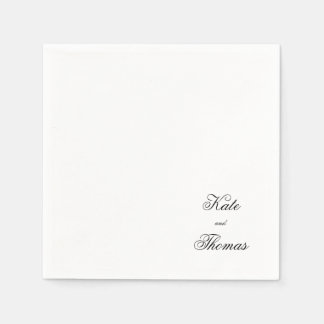 Elegante stijlvolle chique moderne eenvoudige mini servet