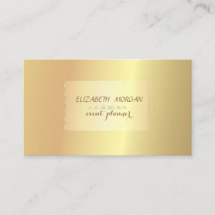 Elegante stijlvolle, chique, professionele goud visitekaartje